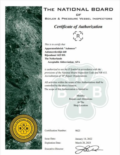The national board certificate 2022